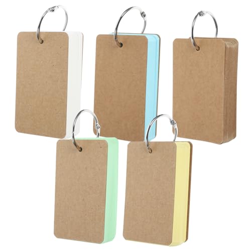 PACKOVE 6 Karteikarten Mit Leeren Wörtern Karteikarten Zum Lernen Tragbare Notizbücher Karteikarten Mit Ordner Karteikarten Mit Binderingen Loseblatt-lernkarten Memo -karten Kraftkarton PACKOVE 6 Karteikarten Mit Leeren Wörtern Karteikarten Zum Lernen Tragbare Notizbücher Karteikarten Mit Ordner Karteikarten Mit Binderingen Loseblatt-lernkarten Memo -karten Kraftkarton von PACKOVE