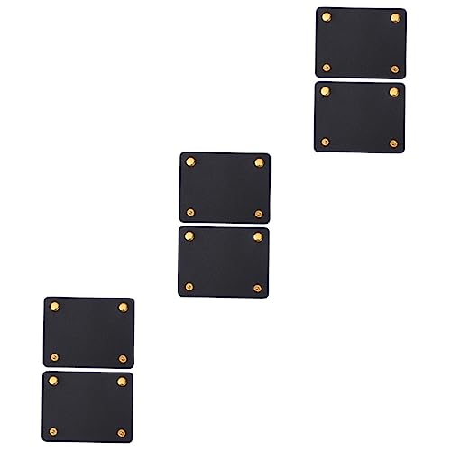 PACKOVE 6 STK Koffergriff Gepäckgriffhülle Aus Leder Handtaschenriemen Aus Schwarzem Leder Griffschutz Aus Leder Taschengriff Wickeln Abdeckungen Für Gepäckgriffe Sattel Kofferanhänger Pu PACKOVE 6 STK Koffergriff Gepäckgriffhülle Aus Leder Handtaschenriemen Aus Schwarzem Leder Griffschutz Aus Leder Taschengriff Wickeln Abdeckungen Für Gepäckgriffe Sattel Kofferanhänger Pu von PACKOVE