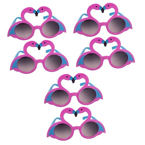 PACKOVE 6 Stk Cosplay-Party-Brille brille für kinder trendige sonnenbrille kindersonnenbrille sonnenbrille kinder prom schnapsgläser Flamingo-Brille Flamingo-Partybrille bilden Requisiten von PACKOVE