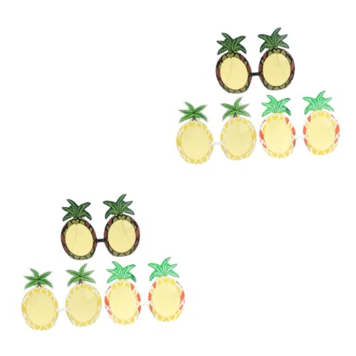 PACKOVE 6 Stk Lebensmittel-Schlüsselanhänger Brille schnapsgläser Ananasgläser Modellieren von PACKOVE