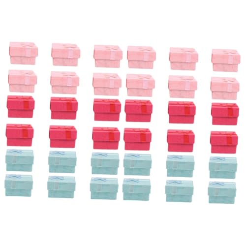 PACKOVE 72 Stück Ringbox Aufbewahrungsbehälter Aufbewahrungskoffer Schmuckhalter Ringbehälter Armband Verpackungsbehälter Schmuck Aufbewahrungshalter Halsketten von PACKOVE