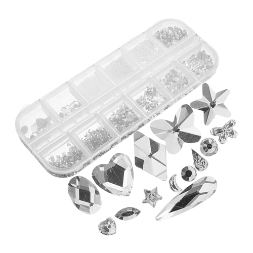 PACKOVE Bunte Flache Gebohrte Stahlperlen Strasssteine UV Nageldekoration Kunstset Damen Edelsteine Charms Süße Spitzen Zubehör Für Nägel Bunte Ornamente Nageldekor Kunststoff PACKOVE Bunte Flache Gebohrte Stahlperlen Strasssteine UV Nageldekoration Kunstset Damen Edelsteine Charms Süße Spitzen Zubehör Für Nägel Bunte Ornamente Nageldekor Kunststoff von PACKOVE