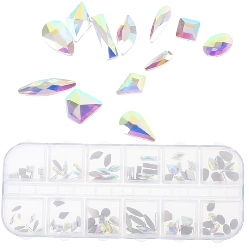 PACKOVE DIY Nail Art mit Flachen Rückseite Bling Fächer Nagelkunst Dekoration Maniküre Zubehör für Designs und Stilvolle Fingernägel PACKOVE DIY Nail Art mit Flachen Rückseite Bling Fächer Nagelkunst Dekoration Maniküre Zubehör für Designs und Stilvolle Fingernägel von PACKOVE