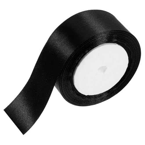 PACKOVE Dekoratives Geschenkband Breit Schwarzes Polyester Ribbon für DIY Bastelprojekte Hochzeits und Feiertagsdekorationen für Blumenarrangements und Geschenkverpackungen Yards PACKOVE Dekoratives Geschenkband Breit Schwarzes Polyester Ribbon für DIY Bastelprojekte Hochzeits und Feiertagsdekorationen für Blumenarrangements und Geschenkverpackungen Yards von PACKOVE