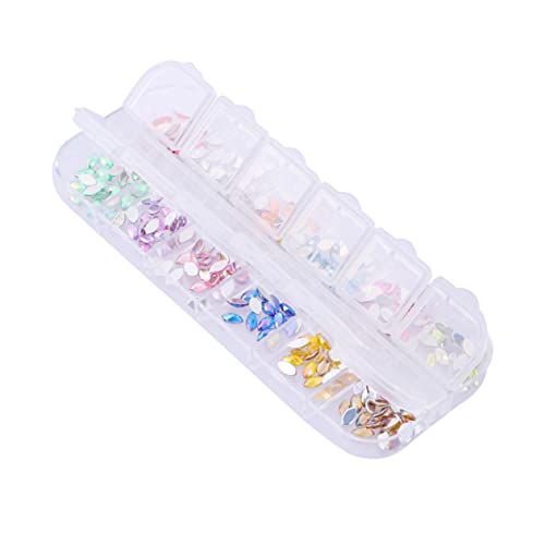 PACKOVE Farben Nagelkunst Strasssteine Glänzende Flachrücken Gems Dekorationen mit Aufbewahrungsbox für Nageldesign Kosmetik und Bastelarbeiten PACKOVE Farben Nagelkunst Strasssteine Glänzende Flachrücken Gems Dekorationen mit Aufbewahrungsbox für Nageldesign Kosmetik und Bastelarbeiten von PACKOVE
