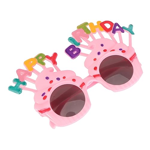 PACKOVE Geburtstagsbrille Cosplay-Party-Brille Kostüm-Sonnenbrille kunststoffgläser plastic glasses eine Sonnenbrille Brillen alles zum geburtstag brille Geburtstagsparty-Brille Kind von PACKOVE