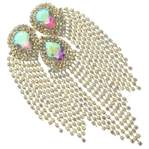 PACKOVE Große Strass Brosche mit Quasten DIY Applikation für Kleidung Schuhe und Taschen Eleganter Schmuck Goldfarbener Untergrund Modisches Zubehör PACKOVE Große Strass Brosche mit Quasten DIY Applikation für Kleidung Schuhe und Taschen Eleganter Schmuck Goldfarbener Untergrund Modisches Zubehör von PACKOVE