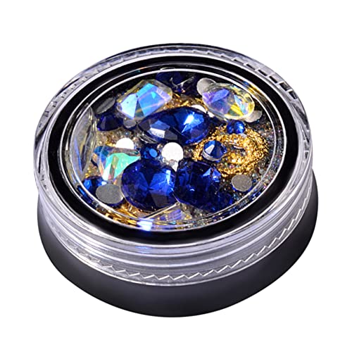 PACKOVE Nail Art Schmuck Ab Strass Perlen Diy Nageldekoration Vielseitige Designs für Natürliche und Künstliche Nägel Funkelnde Farben für Einen Atemberaubenden Look von PACKOVE