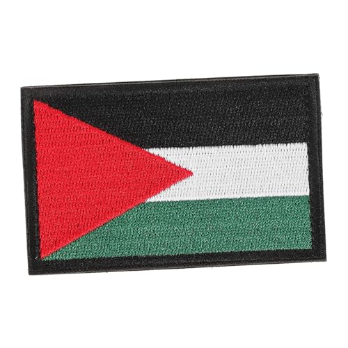 PACKOVE Palästina Flaggen Patch Gesticktes Armband Zubehör mit für Rucksäcke Kleidung und Accessoires Verzierung PACKOVE Palästina Flaggen Patch Gesticktes Armband Zubehör mit für Rucksäcke Kleidung und Accessoires Verzierung von PACKOVE