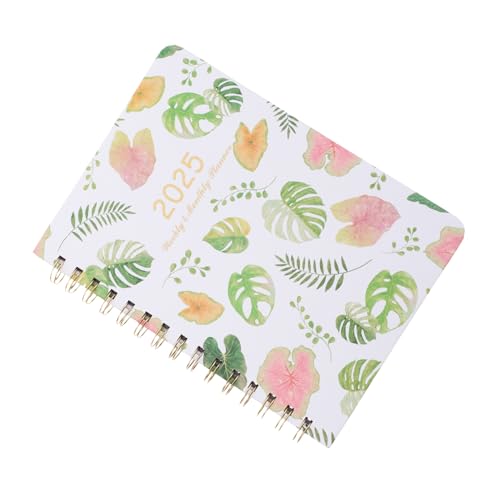 PACKOVE Planer Notizblock Wöchentlich Universität Akademisches Studienbuch Planung Homeschool To Work Spiral Journal Wohnaccessoire Legierung von PACKOVE