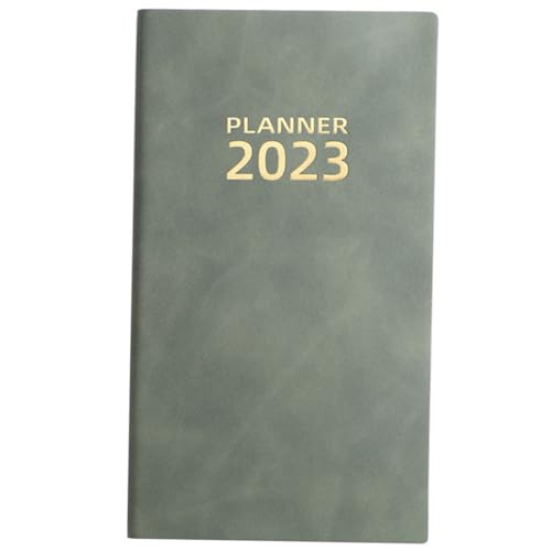 PACKOVE Planer Notizbuch für Effizientes Zeitmanagement Tragbares Notizheft für Büro Schule für To Do Listen Langlebig mit Feiner Verarbeitung Grün von PACKOVE