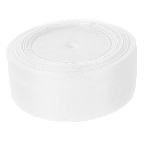 PACKOVE Schleife geschenkband Partydekorationen hochzeitsgeschenkverpackung DIY Hochzeitsdekoration Dekoration für Hochzeiten schwarzer Tüll Drahtband schwarz Organza -Band Chiffon Weiß von PACKOVE