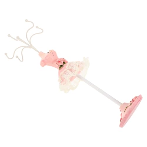 PACKOVE Schmuckständer Modellpuppe Robustem Harz Eleganter Schmuckhalter für Halsketten Ohrringe Ringe und Armbänder Vielseitiger Organizer für Damen Schlafzimmer und Schminktisch Rosa PACKOVE Schmuckständer Modellpuppe Robustem Harz Eleganter Schmuckhalter für Halsketten Ohrringe Ringe und Armbänder Vielseitiger Organizer für Damen Schlafzimmer und Schminktisch Rosa von PACKOVE