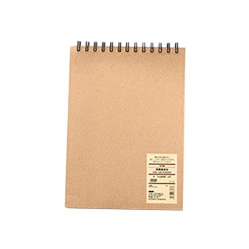 PACKOVE Spiralnotizbuch Skizzenbuch Leere Seiten für Zeichnungen und Schreiben mit Zufälliger Coverfarbe für Arbeiten und Notizen Zufällige Farbe von PACKOVE