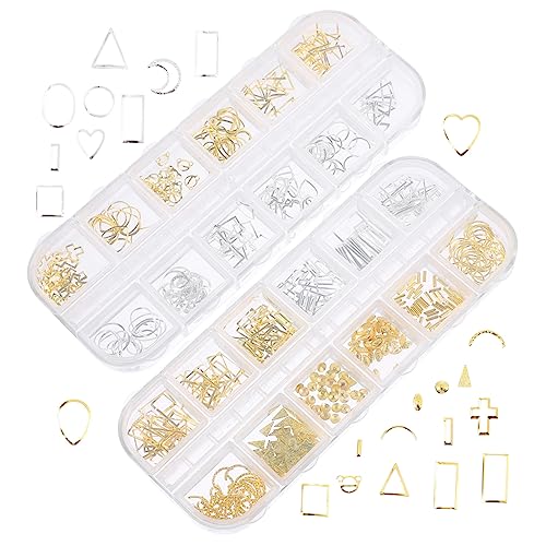 PACKOVE Zinklegierung Fingernagel Dekore Exquisite Nagelkunst Ornamente für Maniküre Einfach Anzuwenden für Profis und Anfänger Fächer Designs PACKOVE Zinklegierung Fingernagel Dekore Exquisite Nagelkunst Ornamente für Maniküre Einfach Anzuwenden für Profis und Anfänger Fächer Designs von PACKOVE
