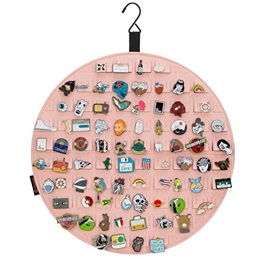 PACMAXI Hängender Broschen-Präsentationshalter, Wandsammlung, Aufbewahrungs-Organizer, niedliches Banneretui für bis zu 76 Pins (Rosa) PACMAXI Hängender Broschen-Präsentationshalter, Wandsammlung, Aufbewahrungs-Organizer, niedliches Banneretui für bis zu 76 Pins (Rosa) von PACMAXI
