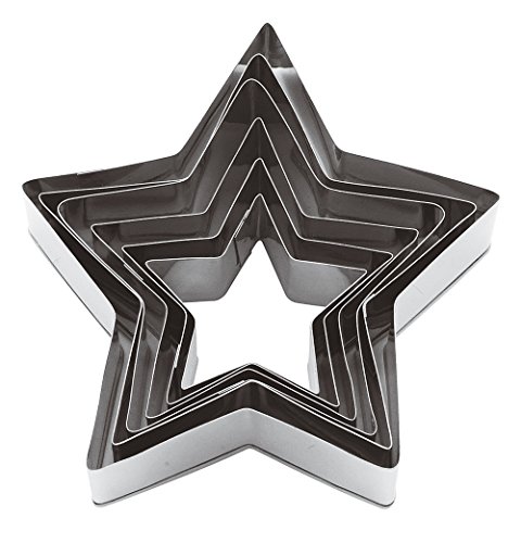 PADERNO 47310–10 Star Ausstechformen Edelstahl von PADERNO