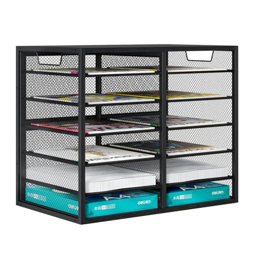 PAG 12 Fächer Hohe Kapazität Briefablage, verstellbarer Post-Organizer Ablagefächer Stapelbar Dokumentenablage a4 Schreibtisch-Papierablage-Organizer für Büro/Zuhause/Schule,Schwarz PAG 12 Fächer Hohe Kapazität Briefablage, verstellbarer Post-Organizer Ablagefächer Stapelbar Dokumentenablage a4 Schreibtisch-Papierablage-Organizer für Büro/Zuhause/Schule,Schwarz von PAG