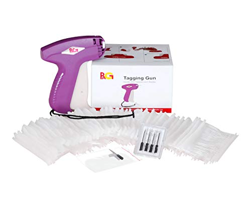 PAG Etikettierpistole Etiketten für Kleidung,mit 5 Ersatznadeln+5 cm 2000 Heftfäden,Etiketten Pistole Geeignet für Kleidung Preisschilder Etiketten Preis Marke Tags,Violett PAG Etikettierpistole Etiketten für Kleidung,mit 5 Ersatznadeln+5 cm 2000 Heftfäden,Etiketten Pistole Geeignet für Kleidung Preisschilder Etiketten Preis Marke Tags,Violett von PAG