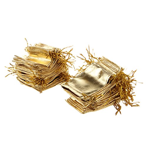PAGJHRFJG 100 Organzabeutel Saeckchen Beutel Schmuck 90X70mm Neu von PAGJHRFJG