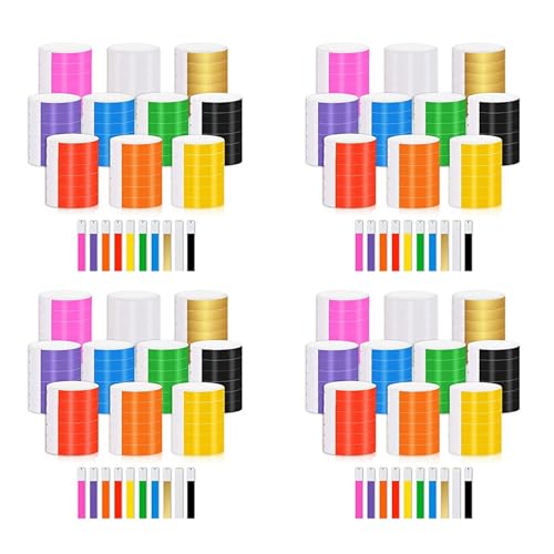 PAGJHRFJG 4000 STÜCKE Wasserdichte NeonarmbäNder ArmbäNder für Veranstaltungen Geeignet für Partys, ArmbäNder (10 Farben) von PAGJHRFJG