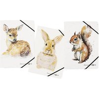 3 PAGNA Eckspanner Save me DIN A4 Rehkitz, Hase, Eichhörnchen 3 PAGNA Eckspanner Save me DIN A4 Rehkitz, Hase, Eichhörnchen von PAGNA