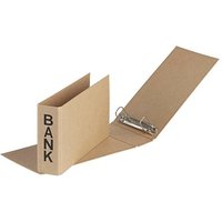 PAGNA Bankringbuch 2-Ringe braun 5,0 cm DIN A6 quer von PAGNA