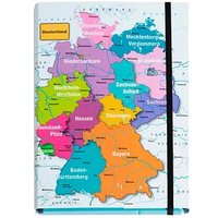 PAGNA Heftbox 4,0 cm Deutschlandkarte von PAGNA