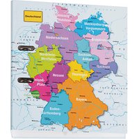 PAGNA Motivordner Deutschlandkarte 7,5 cm DIN A4 von PAGNA