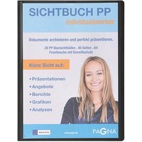 PAGNA Office Sichtbuch DIN A4, 20 Hüllen schwarz von PAGNA