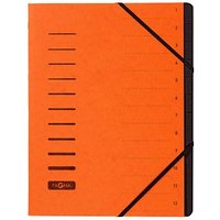PAGNA Ordnungsmappe 12 Fächer orange von PAGNA