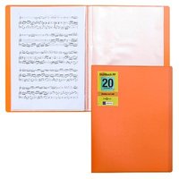 PAGNA School Sichtbuch DIN A4, 20 Hüllen orange von PAGNA
