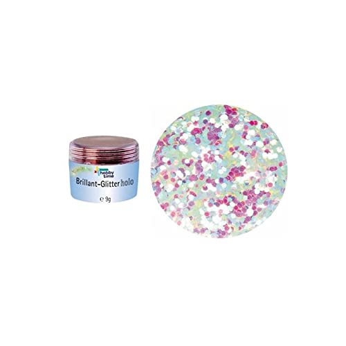 Glitzerstreu zum Basteln Brillant Glitter holo, 9 g, Perlmutt von PAINT IT EASY