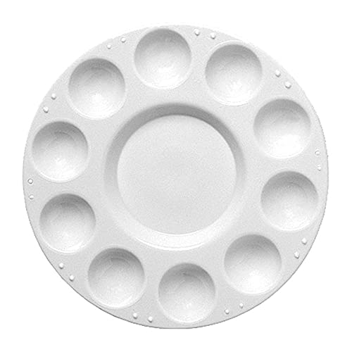 Mischpalette Kunststoff, 17,5cm rund, 10 Näpfe Mischpalette Kunststoff, 17,5cm rund, 10 Näpfe von PAINT IT EASY