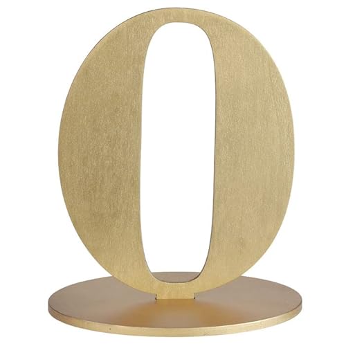 NEU Aufsteller Zahl 0 aus Holz, mit Halterung, gold, ca. 16 cm NEU Aufsteller Zahl 0 aus Holz, mit Halterung, gold, ca. 16 cm von PAINT IT EASY