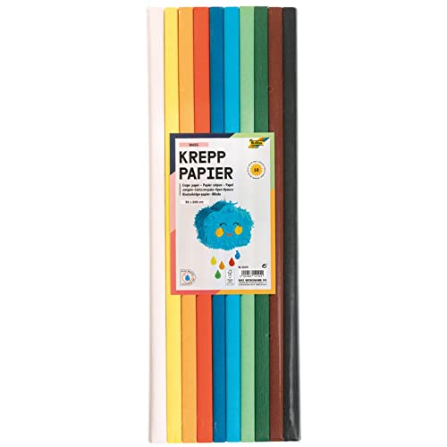 NEU Bastel-Krepppapier-Set Basic, 10 Rollen sortiert, 50x200cm NEU Bastel-Krepppapier-Set Basic, 10 Rollen sortiert, 50x200cm von PAINT IT EASY