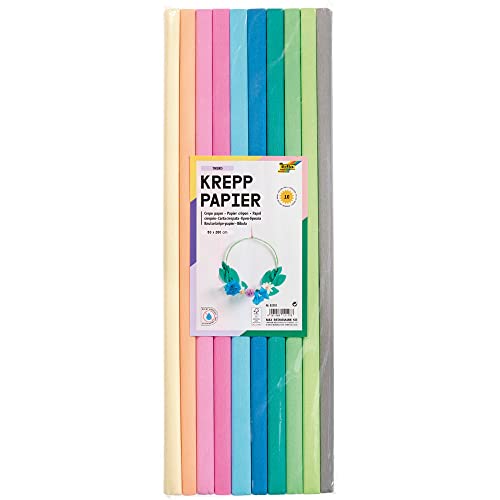 NEU Bastel-Krepppapier-Set Trend Pastell, 10 Rollen sortiert, 50x200cm NEU Bastel-Krepppapier-Set Trend Pastell, 10 Rollen sortiert, 50x200cm von PAINT IT EASY