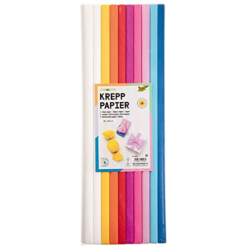 NEU Bastel-Krepppapier-Sets/Sparpacks, 10 Rollen sortiert, 50x200cm - verschiedene Ausführungen NEU Bastel-Krepppapier-Sets/Sparpacks, 10 Rollen sortiert, 50x200cm - verschiedene Ausführungen von PAINT IT EASY