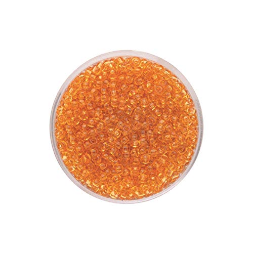 NEU Create it Easy Rocailles Indianerperlen 2,6 mm, 17g, transparent braun von PAINT IT EASY