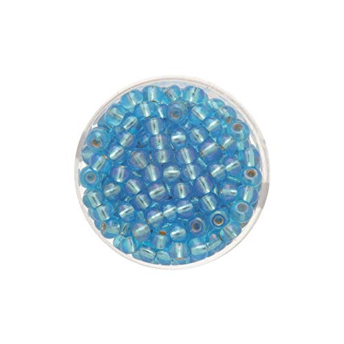 NEU Create it Easy Rocailles Indianerperlen 4,5 mm, 17g, hellblau AB von PAINT IT EASY