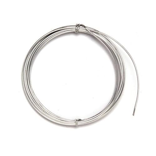 NEU Deko Aluminium-Draht, sehr gut formbar, Stärke 1mm, Länge 2m, silberfarben NEU Deko Aluminium-Draht, sehr gut formbar, Stärke 1mm, Länge 2m, silberfarben von PAINT IT EASY