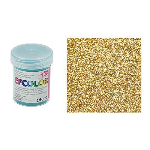 NEU Efcolor, Farbschmelzpulver, 25 ml, Glitter, Farbe: Gold NEU Efcolor, Farbschmelzpulver, 25 ml, Glitter, Farbe: Gold von PAINT IT EASY