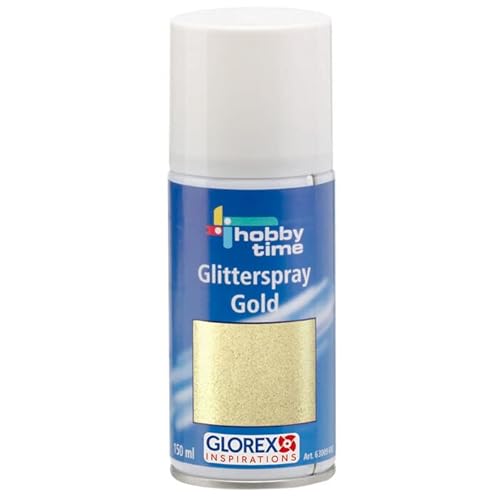 NEU Glitterspray Gold/Glittergold, 150 ml von PAINT IT EASY