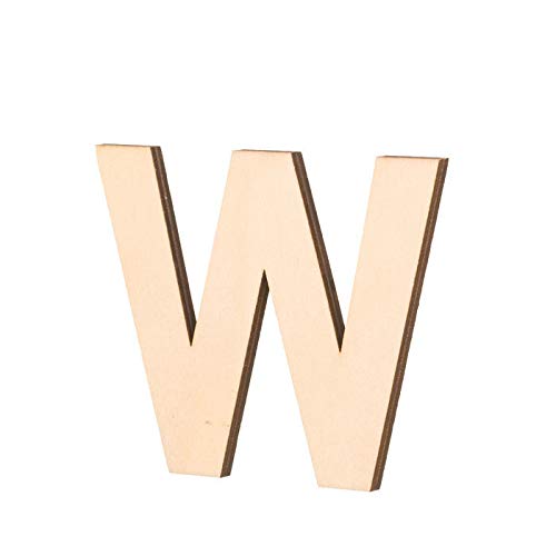 NEU Holz-Buchstabe flach, W, Größe: ca. 80 x 5 mm NEU Holz-Buchstabe flach, W, Größe: ca. 80 x 5 mm von PAINT IT EASY