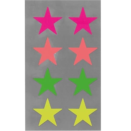 NEU Office Sticker Sterne, neon, Größe L, 4 Blatt NEU Office Sticker Sterne, neon, Größe L, 4 Blatt von PAINT IT EASY