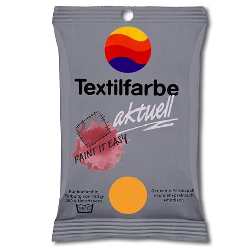 NEU PAINT IT EASY Batik- und Färbefarbe/Textilfarbe aktuell, 10 g, Orange von PAINT IT EASY