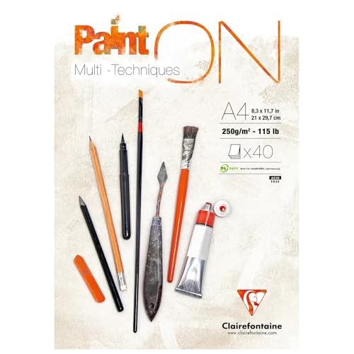 NEU PAINT IT EASY Malblock/Zeichenblock Multitechnik A4, mit leichter Körnung, geleimt 250g/qm, 40 Blatt, extraweiß NEU PAINT IT EASY Malblock/Zeichenblock Multitechnik A4, mit leichter Körnung, geleimt 250g/qm, 40 Blatt, extraweiß von PAINT IT EASY