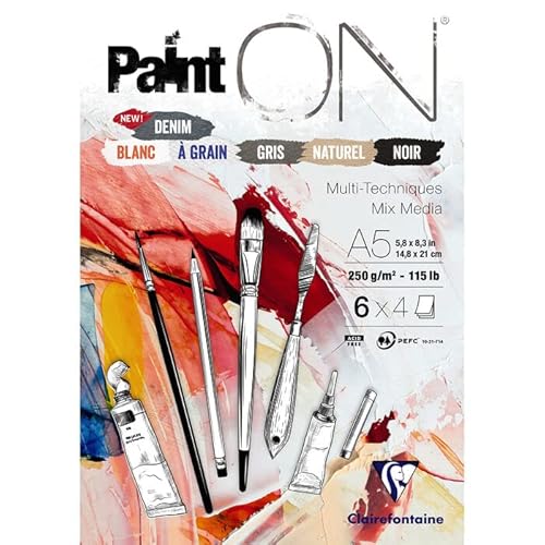 NEU PAINT IT EASY Zeichenblock A5, 250g/qm, 24 Blatt, 6 Farben sortiert NEU PAINT IT EASY Zeichenblock A5, 250g/qm, 24 Blatt, 6 Farben sortiert von PAINT IT EASY