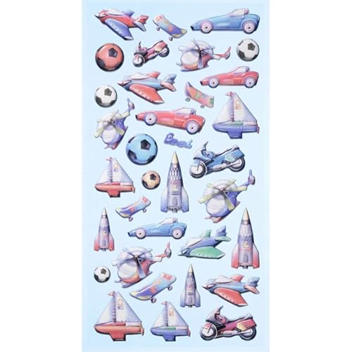 NEU SOFTY 3-D Sticker/Aufkleber, Fahrzeuge/Hobbies, 1 Bogen NEU SOFTY 3-D Sticker/Aufkleber, Fahrzeuge/Hobbies, 1 Bogen von PAINT IT EASY