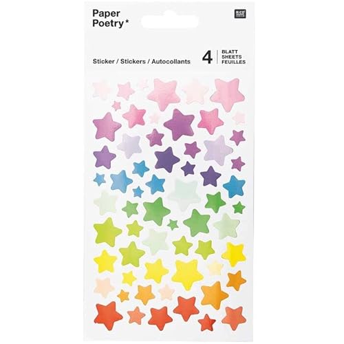 NEU Sticker Sterne, bunt, 4 Blatt NEU Sticker Sterne, bunt, 4 Blatt von PAINT IT EASY